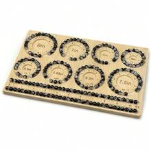Bead Boards For Jewelry Making, Bamboo Beading Board For Jewelry Bracelet Making, Bracelet Bead Board, Bracelet Bead Board For Bracelet, Jewelry Making Supplies,Bracelet 5"To 8" - 手鍊-M - 查看 3
