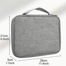 1 Peça Bolsa de Armazenamento para Pulseira de , Caixa Organizadora de Pulseira para Pulseira Amazfit, Organizador de Acessórios Eletrônicos, Bolsa Organizadora Universal de Cabos para Viagem, Bolsa de Armazenamento Multifuncional, Organizador de Armazenamento para Cabo, Carregador, Telefone, USB, Cartão SD, Unidades de Disco Rígido, Bateria Portátil, Cordas