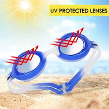 COOCL Swim Goggles UV Protection AntiFog Lenses Adjustable Strap - 藍/黃 - 查看 4