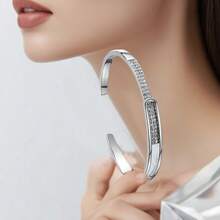 1pc Women Daily Wear Adjustable Starry Bangle Bracelet