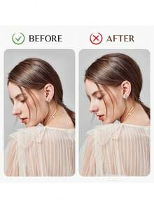 1 套发垫，用于盘发 | 丰盈发圈发髻制作器 | 海绵发垫和隐形盘发工具 | 包含发夹、U 型夹、深棕色、丰盈发垫、盘发填充物、丰盈工具、发夹、纯色尼龙海绵垫、隐形发髻助推器、女士发型工具、四季配饰 - 黑色 - 查看 7