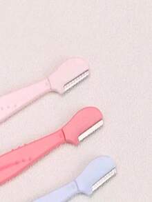 Set 10/5 buc. aparate de ras pentru sprâncene în culori asortate, instrumente de înfrumusețare pentru tuns sprâncene cu mâner drept, dispozitiv de epilare unisex din oțel inoxidabil cu capac protector, potrivit pentru începători pentru a evita zgârieturile faciale sau corporale