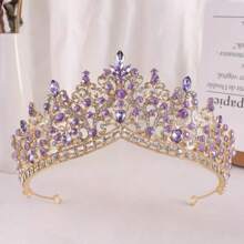 1 peça de joia de liga de cristal com gota d'água, adequada para mulheres, casamento, feriado, aniversário, festa