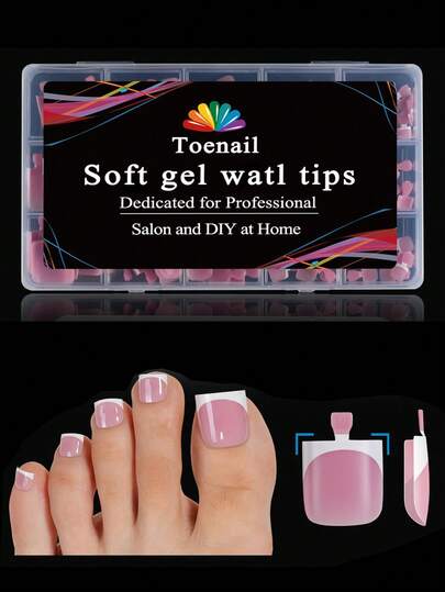 150 piezas de uñas postizas cuadradas cortas de color marrón/rosa, con 15 opciones de tamaño, uñas acrílicas francesas mates cortas, adecuadas para mujeres y niñas, suministros para uñas