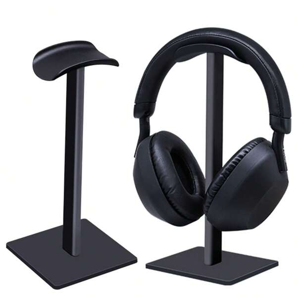 1pc Aluminum Alloy + TPU Headphone Stand, Gaming Headset Holder Rack For Desktop, Multi-Color Options