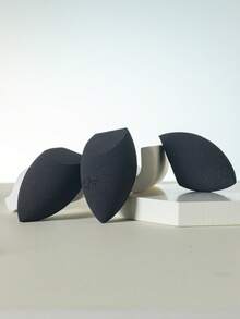 3pcs Reusable Dry/Wet Makeup Sponge Set, Soft Cosmetic Makeup Blender Applicator For Powder, Liquid, Setting Makeup, Suitable For Both Men And Women, Portable Daily/Travel Essentials,Makeup,Cheap,Room Decor,Vanity,Travel,Bedroom,Makeup Accessories,Puff,Makeup Blender,Powder Puff,Makeup Sponge,Cheap,Stocking Stuffers,Makeup,Makeup Tools,Cheap Stuff,Gifts,Gifts For Women,Christmas Gifts - Black - View 6