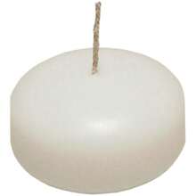 10 Pack Of 4 Hour White Floating Candles - 4cm Diameter - Ideal For Wedding And Party Decor