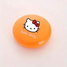 Sanrio 1pc Portable Capsule Box For Hello Kitty, Suitable For 7-Day Travel, 7-Grid Airtight Container For Storing Loose Beads, Desktop Jewelry Box Storage