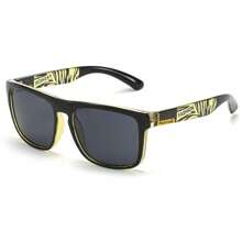 1/3 件梦幻酷炫经典方形偏光时尚眼镜，适合男女户外运动派对、度假旅行、驾驶、钓鱼用品、跑步和高尔夫、摄影道具