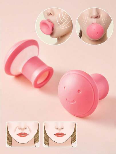 Silicone Face Massager, Lifts And Firms The Face, Improves And Removes Nasolabial Folds, V-Shaped Muscle Group Exercise Device For Anti-Sagging, Face Yoga For Tightening Skin, Chin Exerciser, Face Lifting, Double Chin Breathing Exerciser To Enhance Lung Capacity And Abdominal Breathing For Weight Loss, Great Gift For Women, Family And Friends