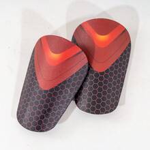 1 对迷你大师足球护腿板，成人可拆卸腿部保护装备 - 厚实耐用的迷你护腿板，适合所有季节