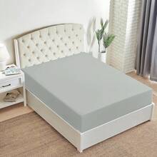 Mellanni King Fitted Sheet - Iconic Bedding Sheets With Up To 16 Inch Deep Pocket - Soft & Cooling - Fade & Stain Resistant - 1 PC (King, Light Blue) - 1284 溫泉薄荷 - 查看 8