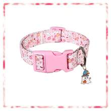 A High-Quality Adjustable Pumpkin Print Dog Collar, Autumn Pumpkin Halloween Theme Print Durable Comfortable Plastic Buckle And Charm-Various Sizes Of Pet Supplies, Pet, Pet Accessories For Small To Large Pets