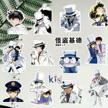bandai 80-82 Stücke Detective Conan Kaito Kid Aufkleber - Anime Deko für Notizbuch/Handyhülle/DIY-Journal