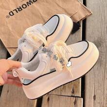 Women Sports Shoes - White Card-super Hot With Skirt and Mesh Shoes - View 10