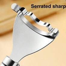 2pc Stainless Steel Corn Peeler, Corn Kernel Separator, Corn Peeler, Corn Peeler, Serrated Corn Peeler, Thresher, Cutting Knife, Kitchen Fruit And Vegetable Small Tool