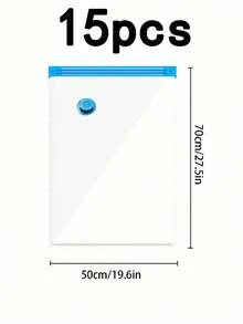 15/10/8/5/1pc Vacuum Compression Bag, Vacuum Storage Bag, Clothing Organizer Bag, Travel Luggage Compression Bag, Travel Storage Bag, Clothing Storage Bag, Reusable Vacuum Bag, Save Up To 80% Space, Suitable For Jackets, Shirts, Quilts, Pants, Home, Dormitory, Wardrobe, Bedroom, Bathroom, Travel, Back To School Bedroom, Storage Bag, Home Storage, Women's White T-Shirts, Women's Black Pants, Women's Winter Clothes, Dresses, Back To School