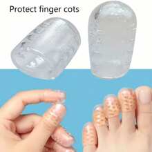 100pcs Silicone Finger & Toe Protector Sleeves - Breathable Anti-Friction Cushion,Reusable Soft Comfortable Silicone Guards For Manicure, Sports And Outdoor Activities, Suitable For Running, Cycling, Gym, Hiking