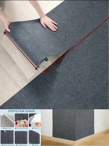 Cat Scratching Mat Self-Adhesive Trimmable Carpet Cat Scratching Post Carpet For Anti-Scratching Sofa Furniture Protection - Light Grey - View 10