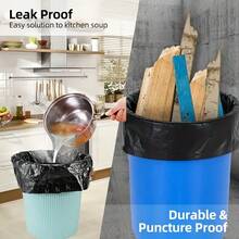 50/100pcs Heavy Duty Trash Bags | Extra Large, Leak-Resistant & Tear-Proof | For Commercial Use In Shopping Malls, Supermarkets, Hospitals & Outdoor Cleanup - For Businesses & Cleaning Services - Ideal For Waste Management & Sanitation - Multicolor - View 10