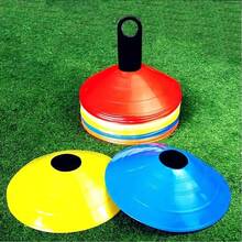 Fußballkegel, runde Kegel Geschicklichkeitstraining Sportskegel aus Kunststoff mit Tragetasche und Ständer, geeignet für Fußball, Basketball Trainingsplatz Markierung