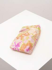 花卉包、亮片包、新娘派对女士手拿包、舞会包、舞会配饰、优雅女士包、婚礼用品、随机图案闪亮舞会钱包