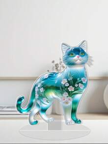 A 2D Transparent Happy Halloween Acrylic Decorative Tag Decorative Plaque