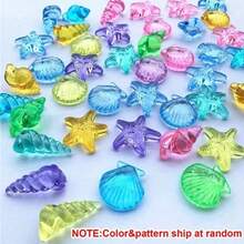 Acrylic Dive Gemstone Set For Swimming Pool In Sea Ocean,Acrylic Rhinestone Toy,Colorful,Ocean Gemstone Toy Sea Life Shell Conch Gemstone Toy,Waterproof,Diving Toy For Kids And Adults,DIY Toy Birthday Party Decorations, Enhances Swim Skills Ideal For Pool Parties & Gifts,Birthday Party Gift