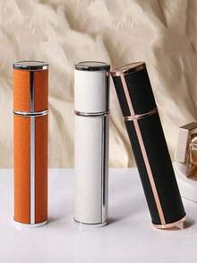 1-2pcs Travel Perfume Atomizer - Portable, Refillable Mini Cologne Dispenser With Matte Metal Finish And Glass Inner Bottle, Mini Liquid Container For Travel Essentials, Beach Trip, Back To School, Business Use. Matte Finish Mini Perfume Atomizer - Refillable, Perfume Decanting Glass Bottle, Refillable Perfume Spray Bottle, Mini Spray Bottle, Small Pocket Perfume Bottle - Multicolor - View 10