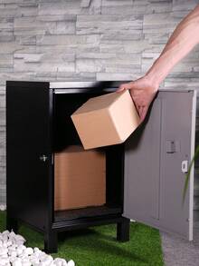 POST2HOME Delivery Box, Outdoor, Large Capacity, Waterproof, Assembled, Mailbox, Delivery Box, Easy Installation, Protects Your Packages - Bạc - Xem 3