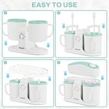 Pukomc Ice Cream MakerFrozen Yogurt Maker, Ice Cream Maker, Ice Cream Maker, Ice Cream Maker, Ice Cream Balls CheeseMakes Ice Cream Up To 350g Capacity, 30 Revolutions Per Min. - US A Type Plug(110-127V) - View 8