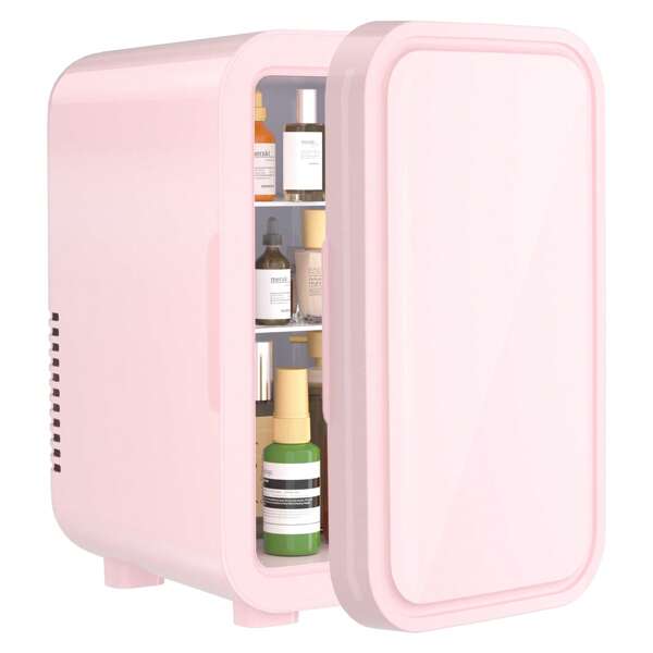 YASHE YASHE Mini Fridge 6 Liter/8 Cans 220-240V Portable Thermoelectric Cooler Refrigerators for Bedroom Skin Care Drinks Office Dorm and Car