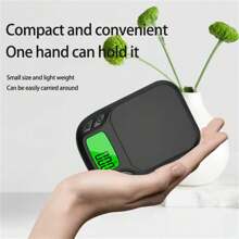 Báscula de bolsillo de precisión - Báscula digital en gramos para alimentos, joyas, onzas/granos con pantalla LCD retroiluminada - Mini báscula para viajes - Mini báscula electrónica con pantalla LCD retroiluminada, precisión de 0.01g