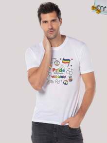 Playeras para parejas,  pride , playera blanca, playera de hombre - Blanco - Ver 2