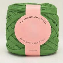 1 Stück 280 g dicker, hochelastischer Polyestergarn T-Shirt Garn zum Stricken, Häkeln von Kleidung, Taschen, Hausschuhen - Bastelseidenband Garn