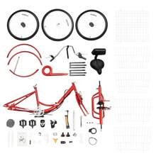 24 Zoll Erwachsene Dreiräder Fahrrad, 7 Geschwindigkeit Falten Erwachsene Trikes, Dreiräder, Kohlenstoffstahl Cruiser Fahrrad mit Korb und verstellbarem Sitz, Picknick Einkaufs Dreiräder für Senioren, Frauen, Männer