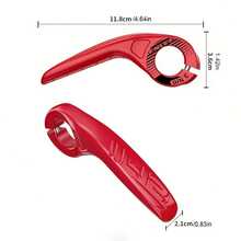 ENLEE 1 Pair Adjustable Bicycle Handlebar End Extension Bars, Non-Slip Bull Horn Grips, Hollow Ventilated Design, Auxiliary Handlebars, Suitable For Road Bikes And Mountain Bikes, Cycling Accessories - Multicolor - View 2