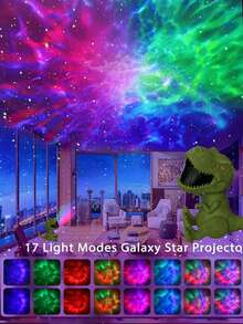 恐龙投影灯，星夜投影灯，创意人物，遥控，适合圣诞节万圣节礼物，节日派对