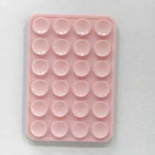 1 buc Mâner de telefon din silicon, Ventuză cu două fețe cu 24 de ventuze, Multifuncțional Pătrat Autoadeziv Antiderapant, Mâner de telefon, Mâner adeziv pentru telefon, Suport adeziv pentru telefon, Telefon adeziv