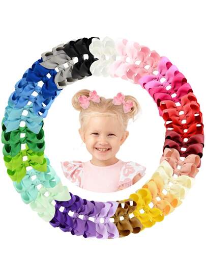Cute Girls' Bubble Flower Hair Clips, Lovely Children Hair Accessories For Holiday, Sweet Headwear, Multicolor Gift Set
