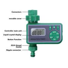 Automatic Digital Garden Watering Timer, Watering Timer, Energy Saving, Adjustable, Simple Operation, Automatic Irrigation, Watering Timer For Patio, Lawn - Green - View 2
