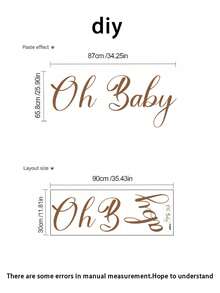 5.9 英尺（约 1.8 米）圆形拱门，白色圆形背景罩，Oh Baby 金色贴花，配套婚礼拱门花 - 可调节聚酯拱门背景罩，适用于婚礼拱门，婴儿洗礼生日派对摄影装饰，适用于男孩和女孩派对装饰