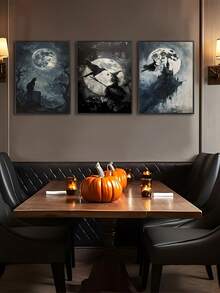 3 件万圣节女巫装饰、万圣节墙壁艺术、黑暗学院美学、女巫墙壁艺术、女巫家居装饰、女巫三联画、卧室装饰、客厅装饰、办公室装饰、餐厅墙壁装饰、厨房装饰、书房、走廊、宿舍装饰、浴室装饰、送给朋友的理想礼物、墙壁艺术、墙壁装饰、家居装饰、房间装饰、帆布墙壁艺术、海报、带框架的墙壁艺术、可选框架 - 彩色 - 查看 6