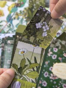 Natural Imprint Plant Material Planner Gift Set, Botanical Series Stickers & Notebook Set, Ins-Inspired Stationery Gift Set,School Supplies,Back To School