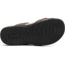 Women's Orthopedic Sandals With Arch Support Adjustable Straps Comfortable Walking Flip Flops Foot Pain Relief Podiatrist Approved - 棕色 - 查看 5