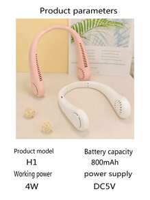 Neck Hanging Fan, Portable Outdoor Neck Fan, Must-Have Outdoor Sports Cooling Fan, 3-Speed Adjustable 800mAh Mini Slouchy Fan, Neckband Bladeless Rechargeable 360° Adjustable Cooling Air Conditioner, Outdoor Student Quiet High-Volume Cooling Device, Gift/Valentine's Day Gift/Girlfriend/Easter/Men/Women/Multiple Colors Birthday Gift