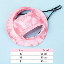 1pcsNew, Adjustable Sun Hat Designed For Your Canine And Feline Companions, Perfect For Outdoor Adventures. This Accessory Not Only Shields Their Delicate Eyes But Also An Adjustable Size To Ensure Your Furry Friends Have A Comfortable And Safe Experience. The Inclusion Of A Fisherman's Hat Design Further Enhances Its Practicality And Aesthetic Appeal, It Perfect For Capturing Precious Moments With Your Pet.