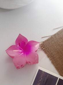 6 Pezzi Fermagli per capelli con fiore a 5 petali per donne, fermagli per capelli alla moda per vacanze al mare, per la parte posteriore della testa