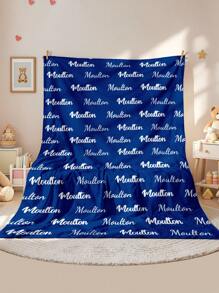 1 pièce Couverture personnalisée avec texte, couverture en flanelle personnalisée avec texte, cadeau de fête des mères/pères pour maman/papa, linge de maison. Couverture personnalisée avec photo disponible : couverture photo personnalisée pour la fête des mères, anniversaires, Saint-Valentin, remise de diplôme, fête des pères, mariages, pendaison de crémaillère. Convient pour le canapé, le lit, la voiture, la salle de thé, la chambre à coucher, la salle de bain, le salon, la salle à manger.