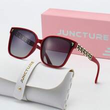 JUNCTURE نظارات مستقطبة للنساء ذات إطار كبير مربع الشكل، نظارات شمسية للنساء للاستخدام في الخارج، للحفلات الصيفية والقيادة والصيد، نظارات صيفية للنساء ذات شكل مربع